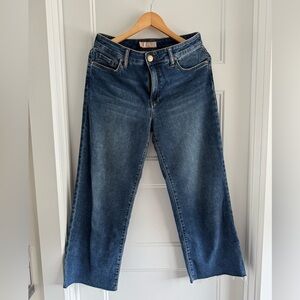 Kut from the Kloth high rise culotte denim jeans